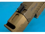 T Pro-ARMS Xfive Fiber Optic steel sight for VFC SIG P320 M17 M18( Black )